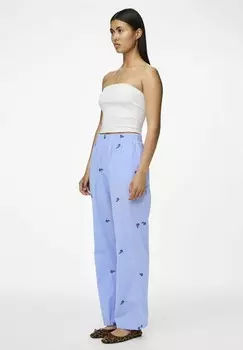Брюки SABIRA Pieces, светло-голубой