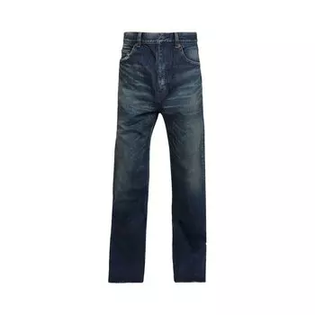 Брюки Saint Laurent Denim 'Blue', синий