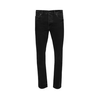 Брюки Saint Laurent Slim Fit Straight Pants, цвет Dark Blue/Black