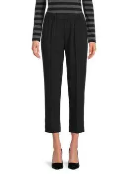 Брюки Saks Fifth Avenue Forest с защипами без защипов, зеленый