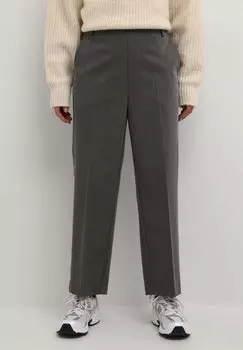Брюки SAKURA HW CROPPED Kaffe, темно-серый меланж