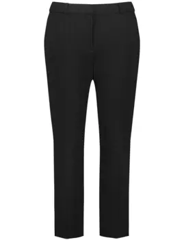 Брюки SAMOON Regular Pleated Pants Greta, черный
