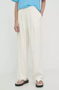 Брюки Samsoe Samsoe, бежевый