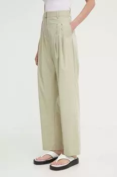 Брюки Samsoe Samsoe, зеленый