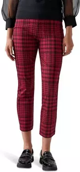 Брюки Sanctuary Carnaby Kick Crop, цвет Pink Glen Plaid
