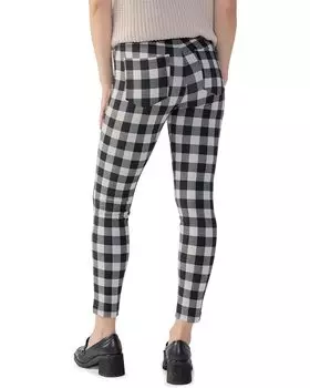 Брюки Sanctuary Runway Ponte Leggings With Functional Pockets In Cambridge Plaid, цвет Marsh Mallow Buffalo