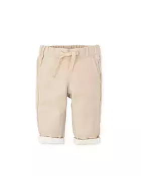 Брюки Sand boy на кулиске Tutto Piccolo, коричневый