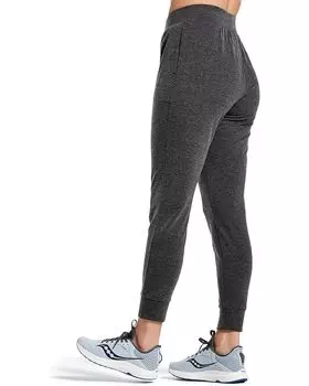 Брюки Saucony Boston Pants, цвет Black Heather
