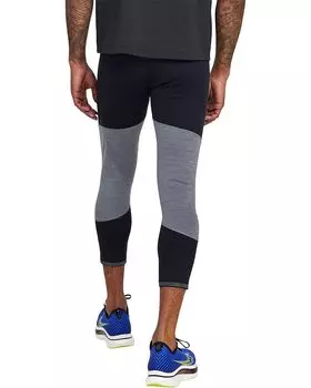 Брюки Saucony Time Trial Crop Tights, цвет Dark Grey Heather