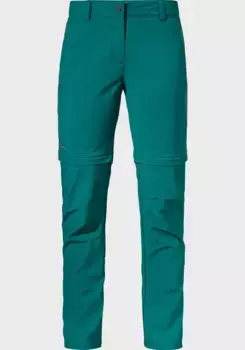 Брюки Schffel на молнии "Pants Ascona Zip Off", зеленый