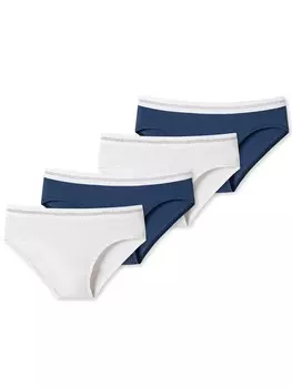 Брюки SCHIESSER Underpants Long Life, цвет Night blue/White