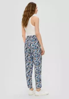 Брюки Schlupf Mit Tapered Leg s.Oliver, темно-синие