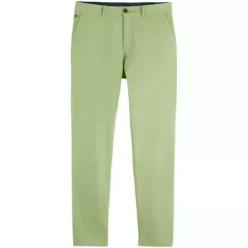 Брюки Scotch & Soda Seasonal Core Stuart chino, зеленый