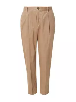 Брюки SCOTCH & SODA Slim fit Pleat-Front Pants Blake, светло-коричневый