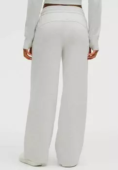 Брюки SCUBA MID-RISE WIDE-LEG REGULAR lululemon, серый