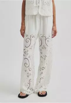 Брюки SECOND FEMALE VILMA, белый