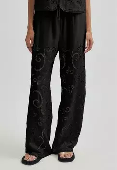 Брюки SECOND FEMALE VILMA, черный