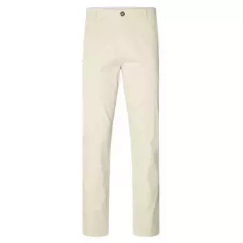 Брюки Selected 175-Slim, бежевый