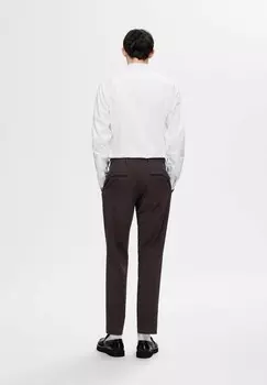 Брюки Selected Homme, коричневый