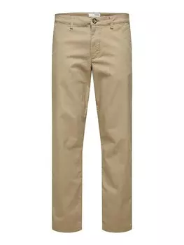 Брюки SELECTED HOMME Regular Chino Pants New Miles, кэмел