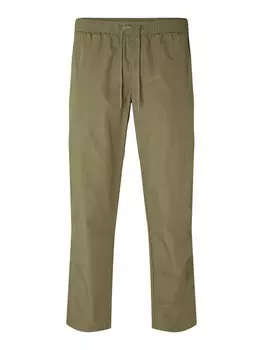 Брюки SELECTED HOMME Regular Pants Nick, оливковый