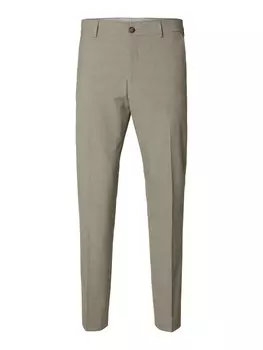 Брюки SELECTED HOMME Regular Pleated Pants Liam, цвет Chocolate