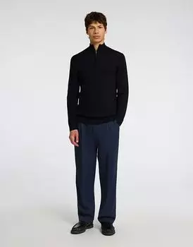 Брюки Selected Homme темно-синего цвета