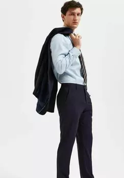 Брюки Selected Homme, темно-синий