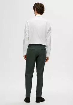 Брюки Selected Homme, темно-зеленый