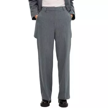 Брюки Selected Myla, серый