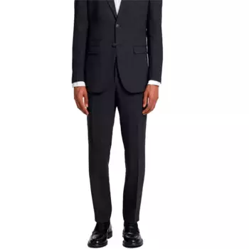 Брюки Selected Oasis Linen Slim Fit dress, черный