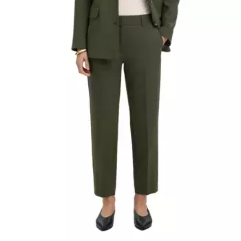 Брюки Selected Rita Ria Cropped, зеленый