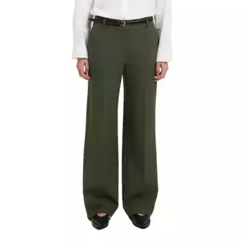 Брюки Selected Rita Wide Leg, зеленый