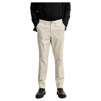 Брюки Selected Slim Miles Flex Chino, белый