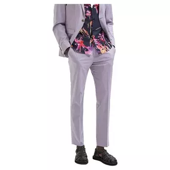 Брюки Selected Slim-Mylologan Dress, фиолетовый