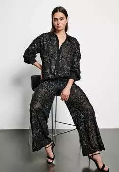 Брюки SEQUIN EMBELLISHED Next, черный