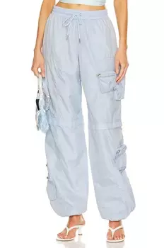 Брюки SER.O.YA Alba Ruched Cargo, цвет Light Blue