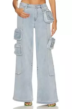 Брюки SER.O.YA Stephy Cargo, цвет Coastline