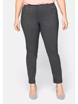 Брюки sheego Bengalin Hose, цвет grau meliert
