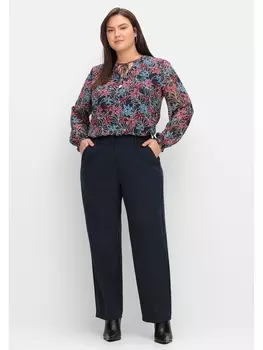 Брюки sheego High Waist Hose, ночной синий