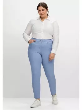 Брюки sheego Hose, цвет mittelblau