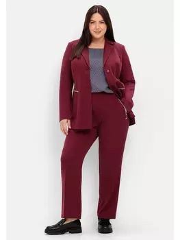 Брюки sheego Hose, цвет weinrot