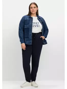 Брюки sheego Joggpants, ночной синий