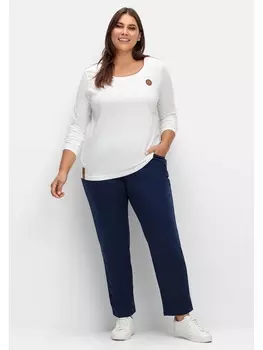 Брюки sheego Leicht glnzende, морской