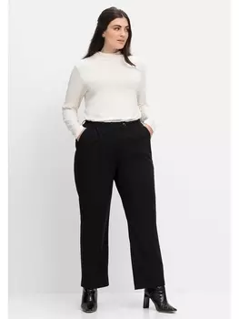 Брюки sheego Twillhose, черный