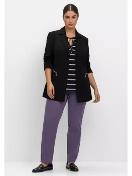 Брюки sheego Twillhose, цвет pflaume