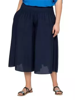 Брюки SHEEGO Wide leg Pants, морской синий