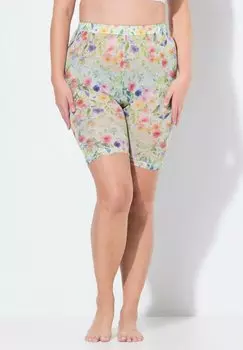Брюки SHEER FLORAL BIKE Ulla Popken, мультиколор