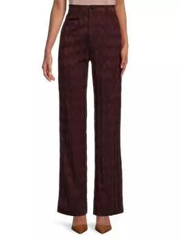 Брюки Шерстяные Missoni Decadent с узором шеврон