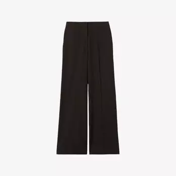 Брюки широкие Claudie Pierlot с контрастной отделкой, черный